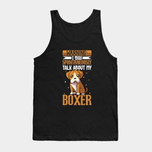 Boxer lover Tank Top